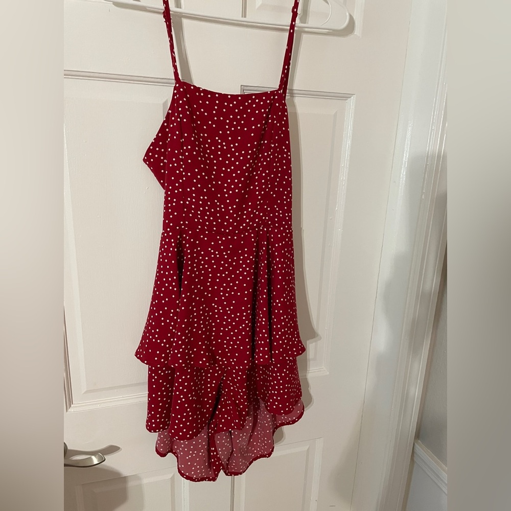 Red Polka Dot Short Set